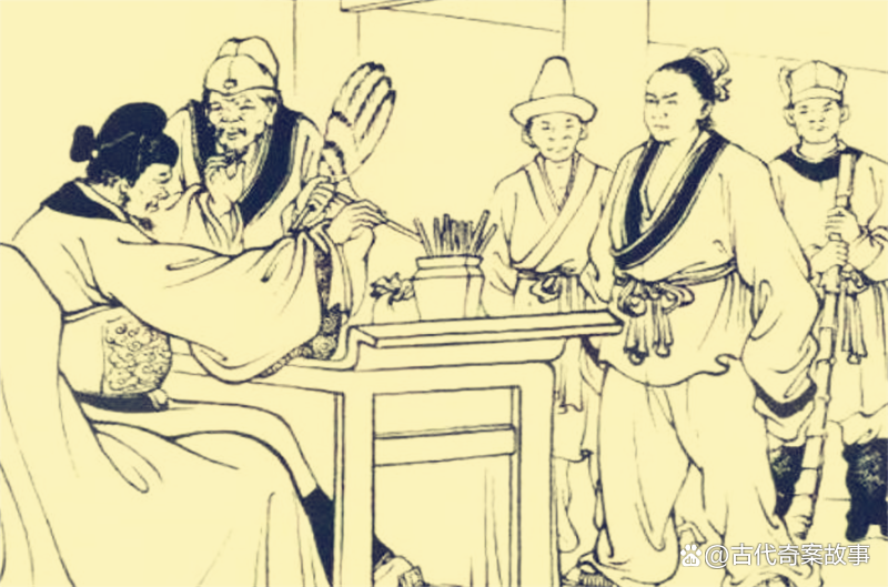 故事:林中发现男尸,村民顺着血脚印抓捕樵夫,幼童送饭引出真凶