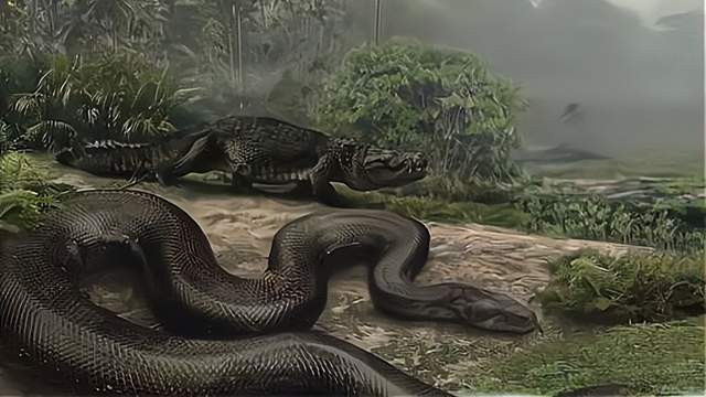 地球上真实存在过的超级巨蟒，电影大蟒蛇原型，一口可吞下远古巨鳄