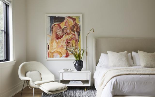 一对年轻夫妻的复古风住宅,现代家具,艺术品装饰,时尚有温馨