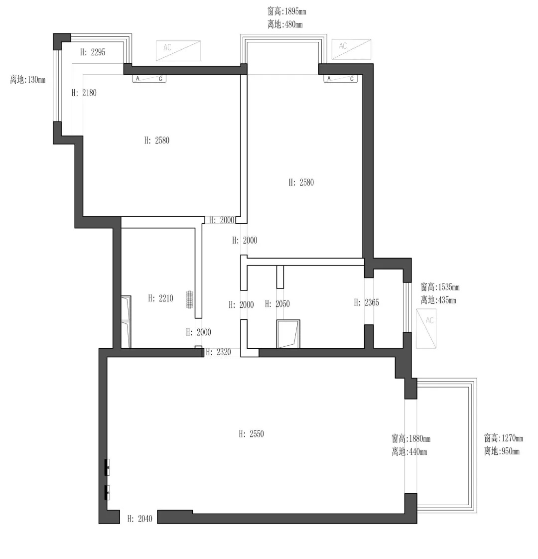 83㎡精细化改造,只挪一面墙,低成本打造一家四口的幸福温馨小家