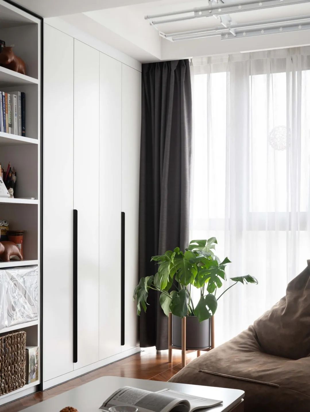 一居变两居:这个87m2的浪漫现代小家,温馨亲切、能藏能装!