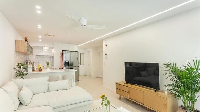 120㎡花15万重装,只刷白墙却整洁大方,住起来也是舒适度不减!