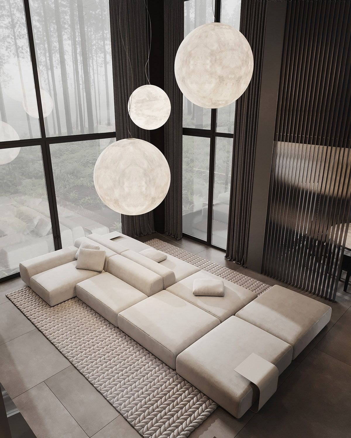 黑色与灰色完美诠释家居美学设计