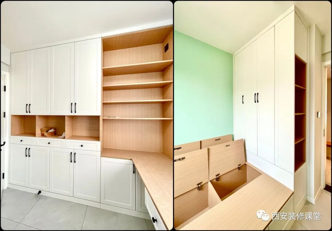 110㎡三室一卫,刚需硬装完工