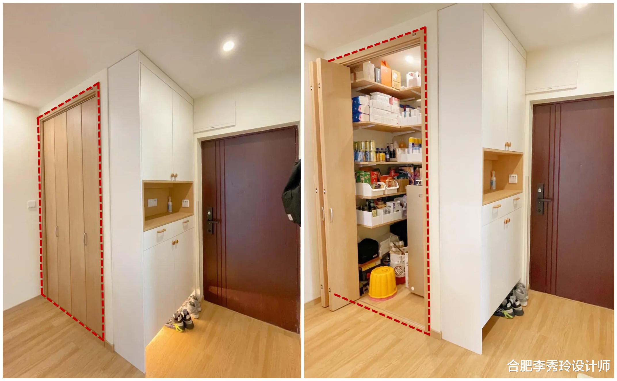 给玄关配一个储物间有多爽?不是吹牛,要比多定制3个柜子都管用