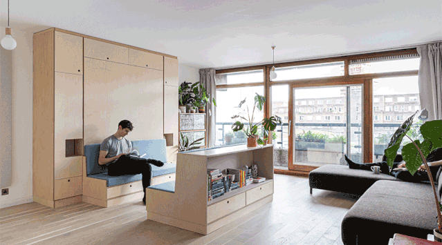 这套28㎡的小宅,堪比“全能改造王”,一室三用太巧妙了,晒晒!