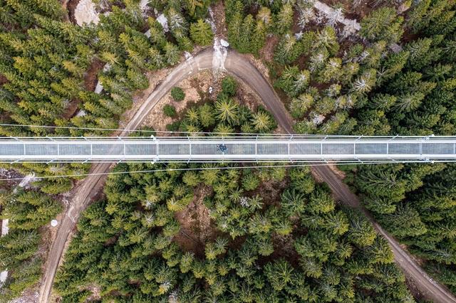 |世界最长人行悬索桥在捷克完工，长度721米