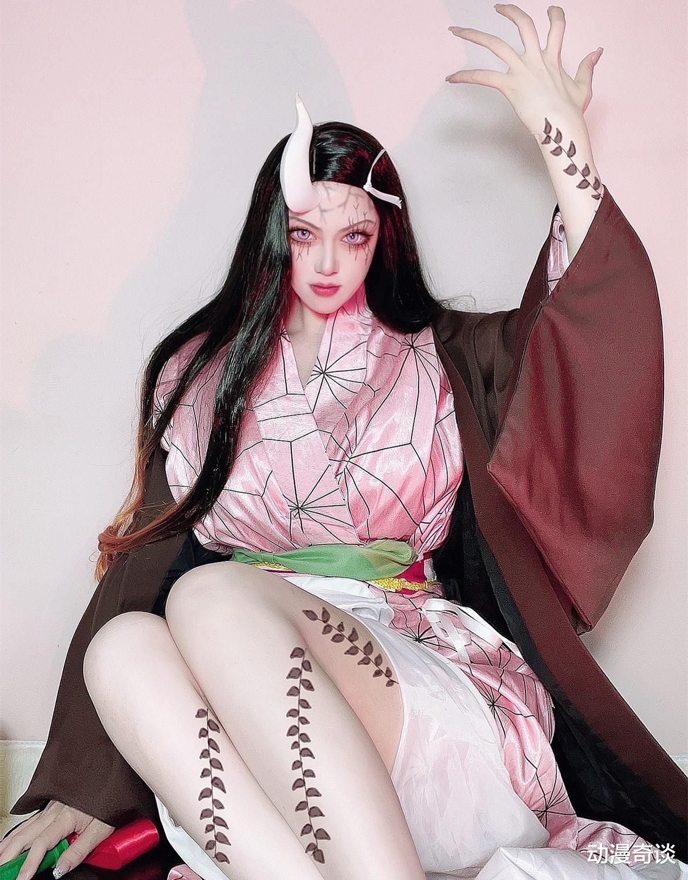 禰豆子|游郭篇主角COS，伊之助帥，音柱酷，禰豆子可萌可御