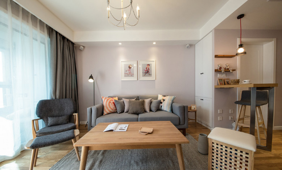 拒绝模式化装修，这套简洁的小二居室，业主看了直呼太喜欢了