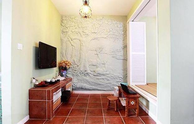 晒一晒60平的两居室,浴室在厨房也就算了,头一次见客厅这样装修