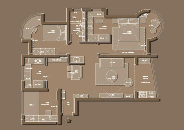 90后男主家中的精致场面:110㎡的家,全屋大白墙,却没有丝毫俗气播