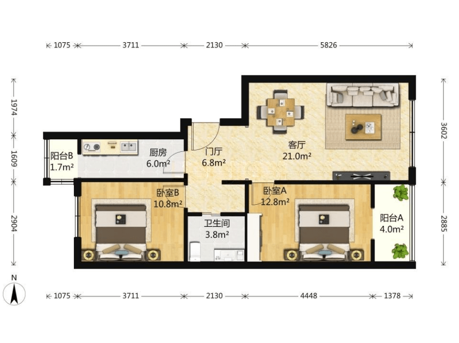 朋友坚持买精装二手房，进门才知道这装修真不错，再20年也不过时