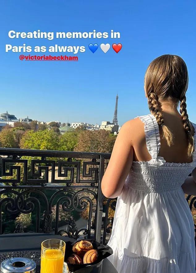 哈珀·贝克汉姆|打破婆媳不和！贝克汉姆全家在巴黎庆功，小七真的不用上学吗？