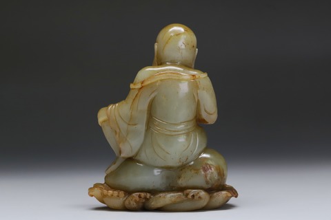 和田玉籽料|舊藏和田玉籽料“铁拐李”