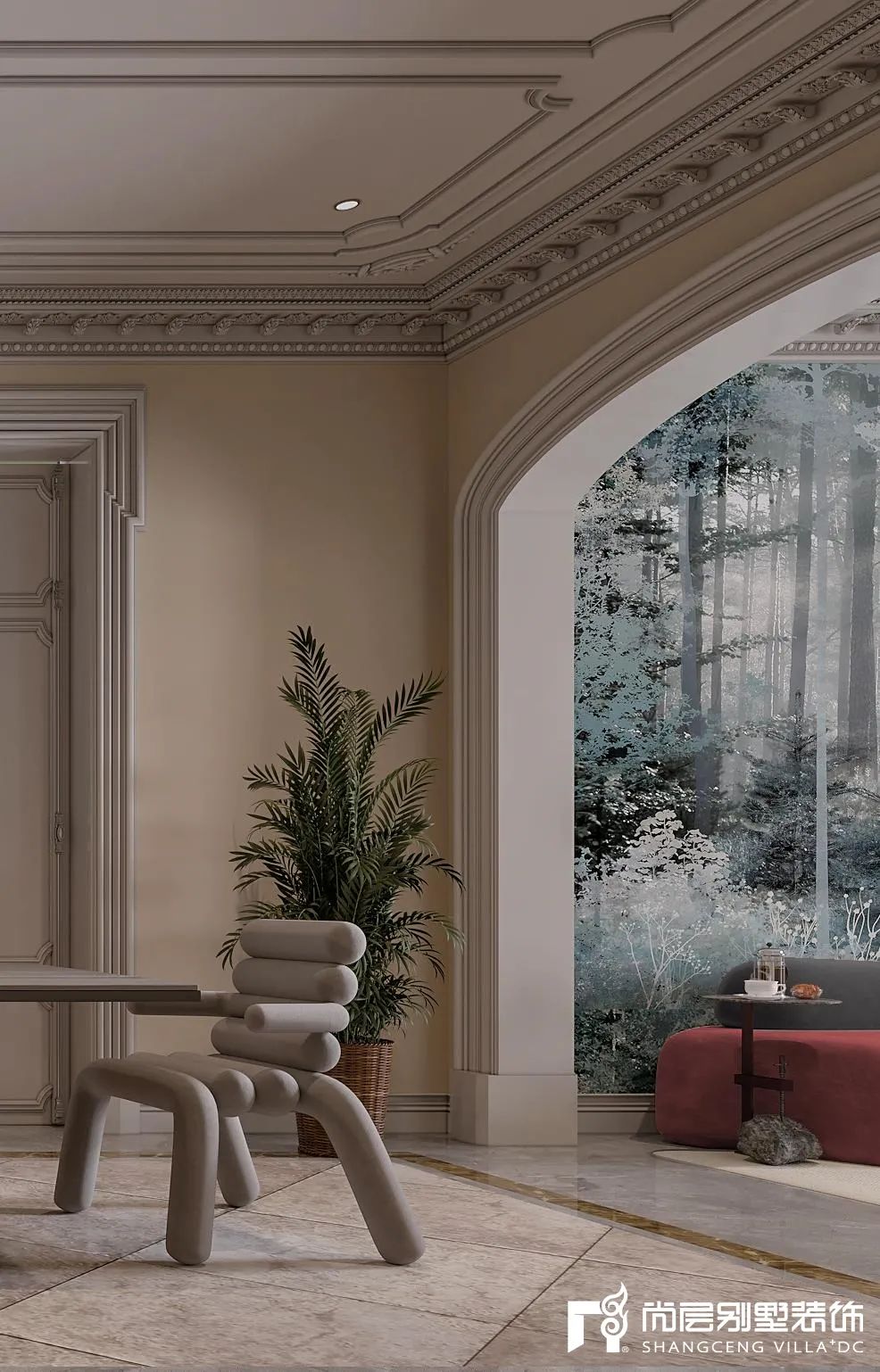 800m2美式混搭风大别墅,低调中透露着奢华!