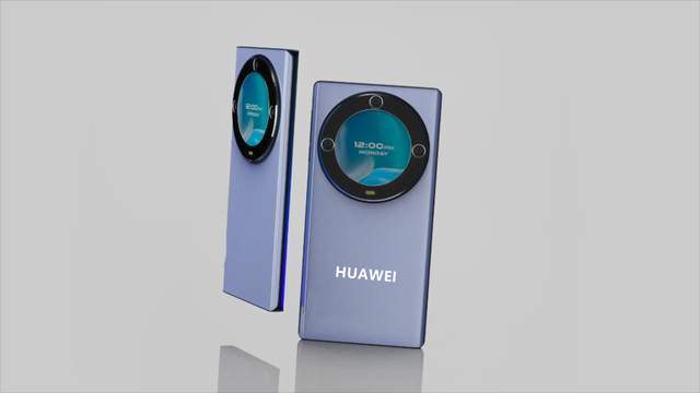 华为mate|华为Mate50Pro渲染图：独有专利成王炸，大副屏给iPhone13上一课