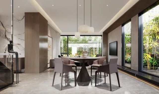 320㎡新中式，画卷般的舒适住宅，偷得浮生半日闲