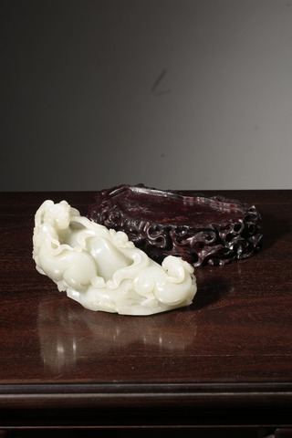 |和田玉洋洋得意三洋开泰摆件