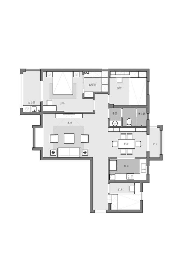 成都90后小伙拒绝“过度装修”,把110㎡房子装得干净舒适,真羡慕