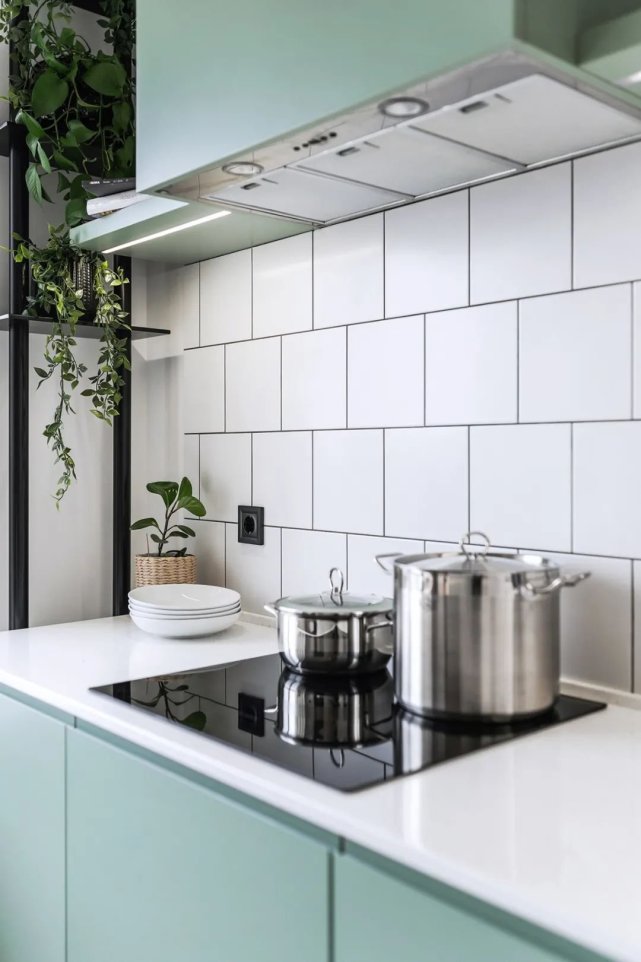 120平北欧三居室,这个白色的玄关设计会俘获很多人的心吧