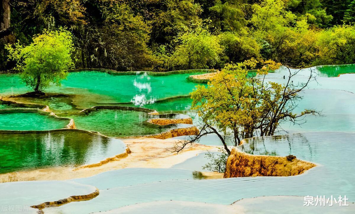 乡村旅游|鬼斧神工的自然奇景,黄龙,真正的“人间瑶池”