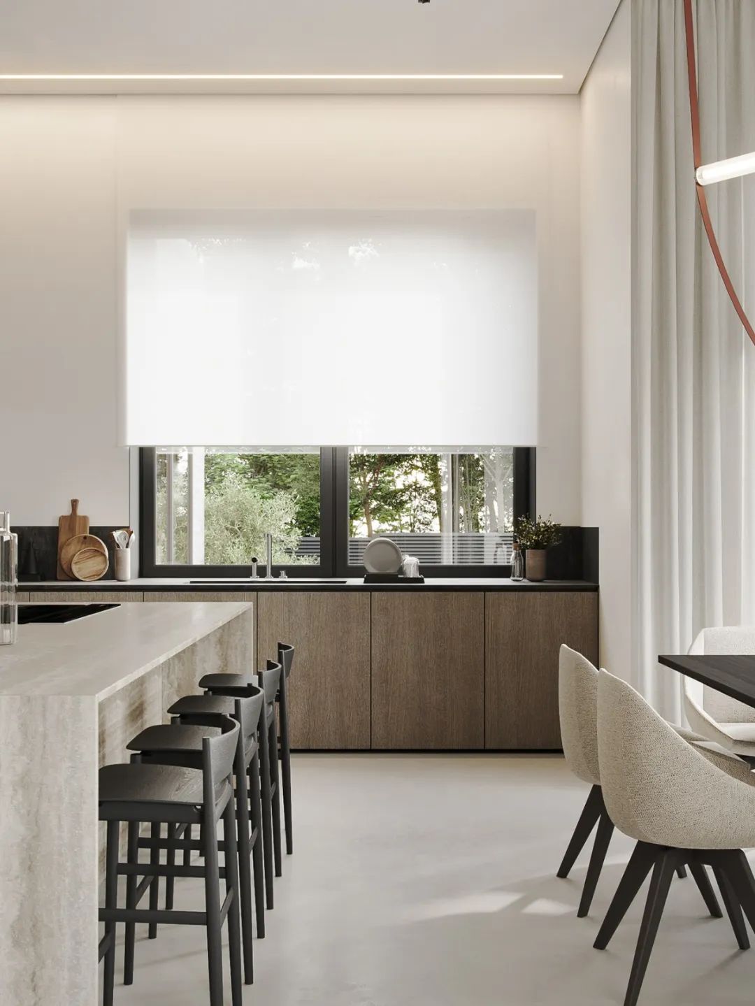 300㎡简约风,清爽淡雅!