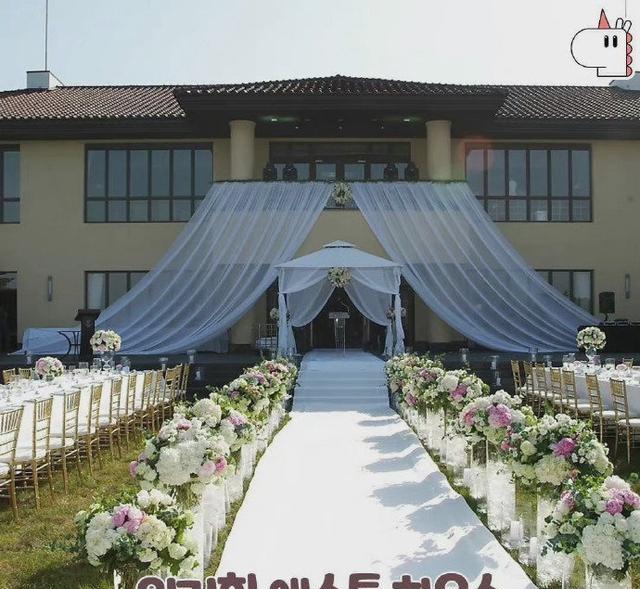 玄彬|甜蜜浪漫!玄彬孙艺珍婚纱照曝光,婚礼现场鲜花簇拥幸福牵手!