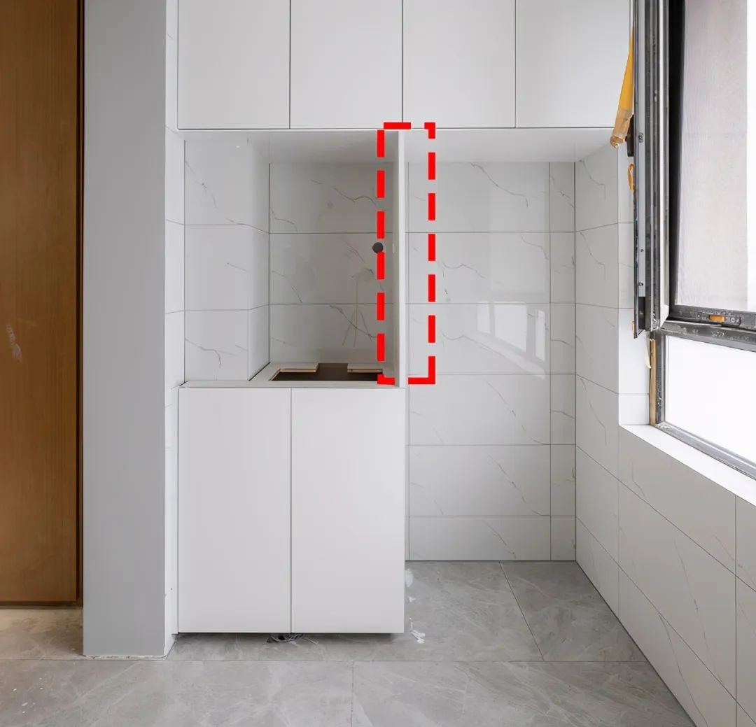 阳台柜这2厘米挡板记得加上,3大实用性一点不容小觑,后悔装早了