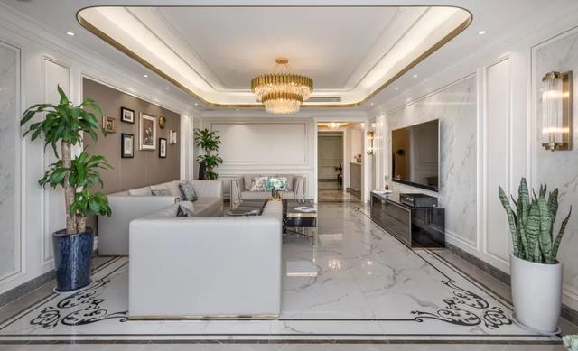 206㎡现代轻奢，华丽的高级质感，优雅的舒适空间