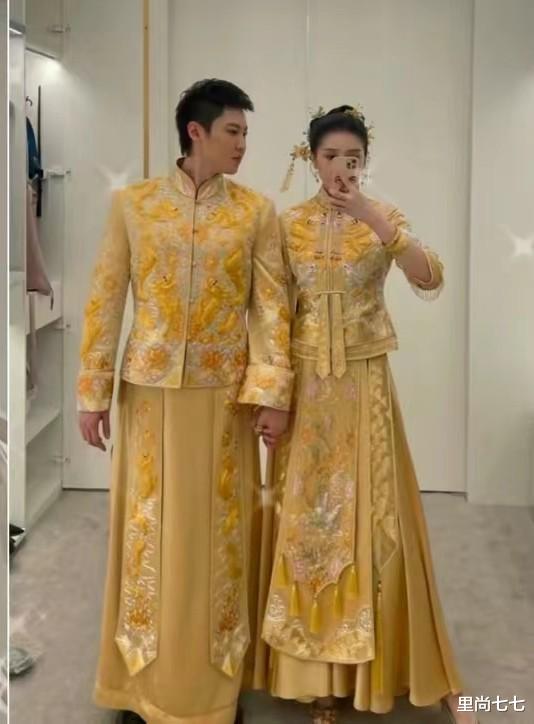 婚纱照|赵本山女儿婚纱照曝光，造型高贵，老公壮硕但眼神没有爱意