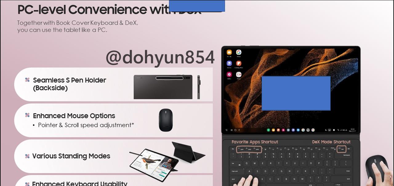 电池|不只是S22,Galaxy Tab S8平板系列的数据也被完整泄露了!