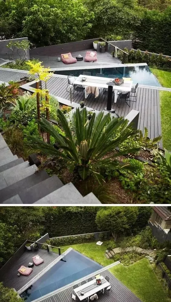 阶梯式庭院，比传统庭院还大气！