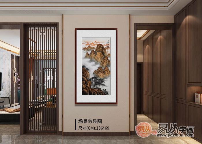 玄关挂什么画比较好，要想凸显气质，照着选错不了