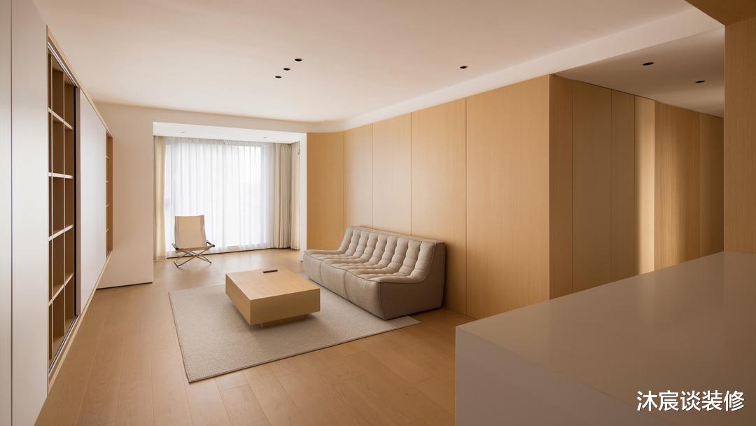 厨房不贴砖,餐桌也不要,把家装成极简日式风,看似简单实则不凡