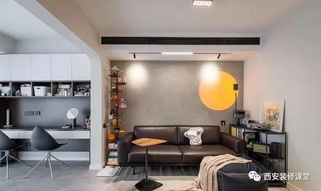 60㎡一室老房改造，变两室还有开放厨房和书房