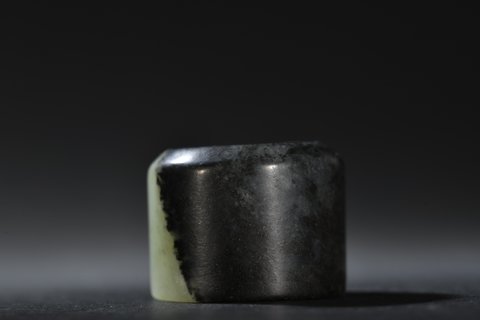 和田玉籽料|清代 和田玉籽料扳指