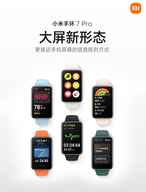 小米科技|小米手环7 Pro 与 小米 Home WiFi 已开售