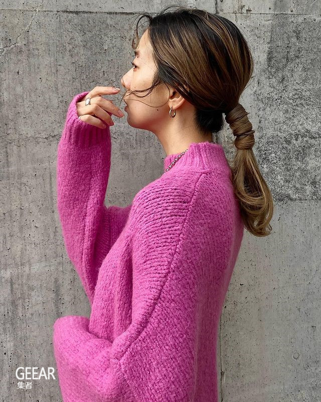 编发 冬日里的造型亮点:日本女生质感编发!