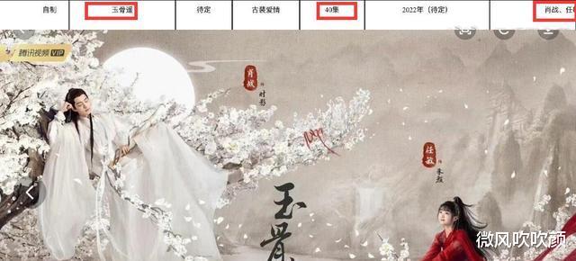 玉骨遥|肖战《玉骨遥》动了!送审截图曝光集数不止32?网友一句话道真相