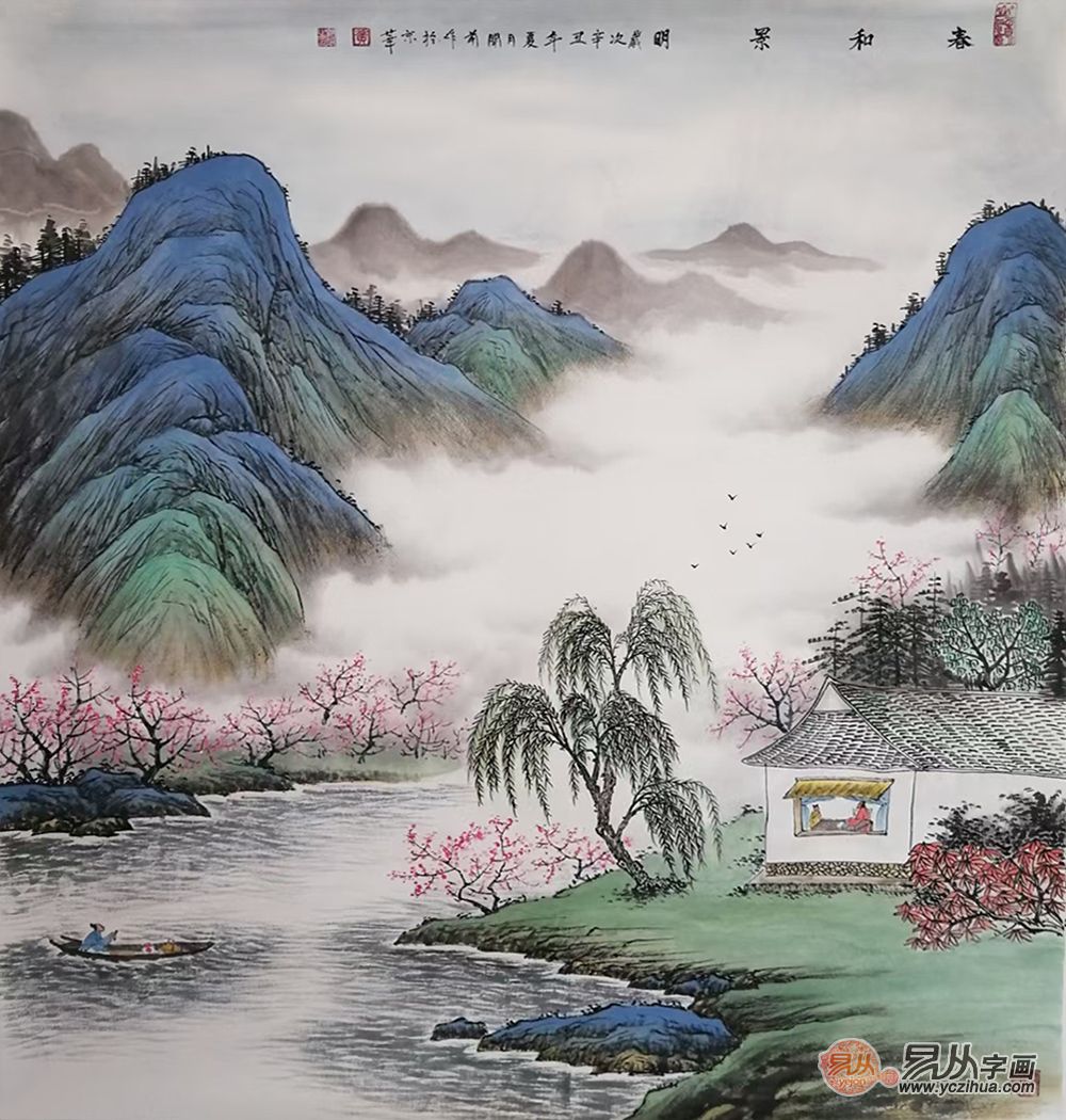 玄关挂什么画好 增添主人品味的山水画