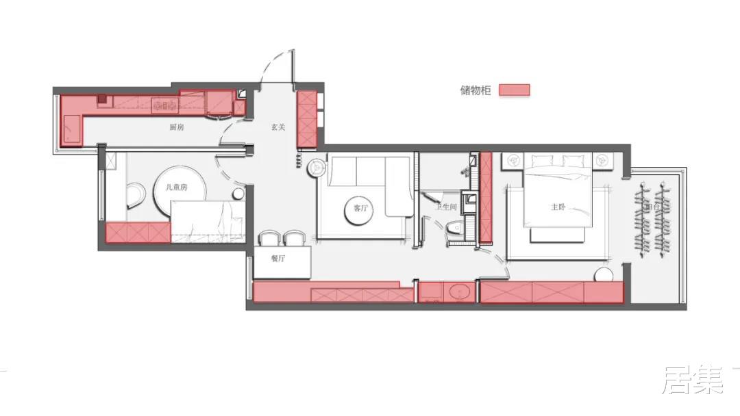 年轻夫妻加上活泼的宝宝,即使生活节奏很快,也不影响享受生活