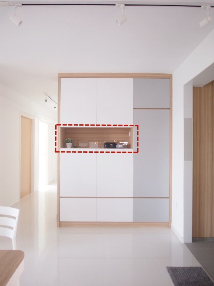 既然柜子是为了收纳，何必全装满，把这6处留空，好用方便多了