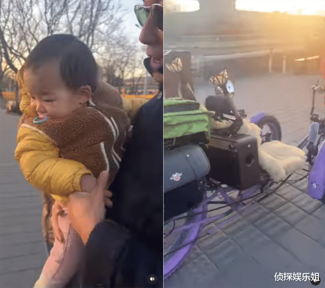 朱珠|朱珠晒一家三口出游，王昀佳抱着女儿跳舞，一岁王珠宝肉嘟嘟萌翻