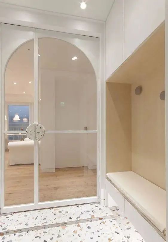 常见的5种入户隔断,组合样式各有不同,颜值收纳个个都没得说!