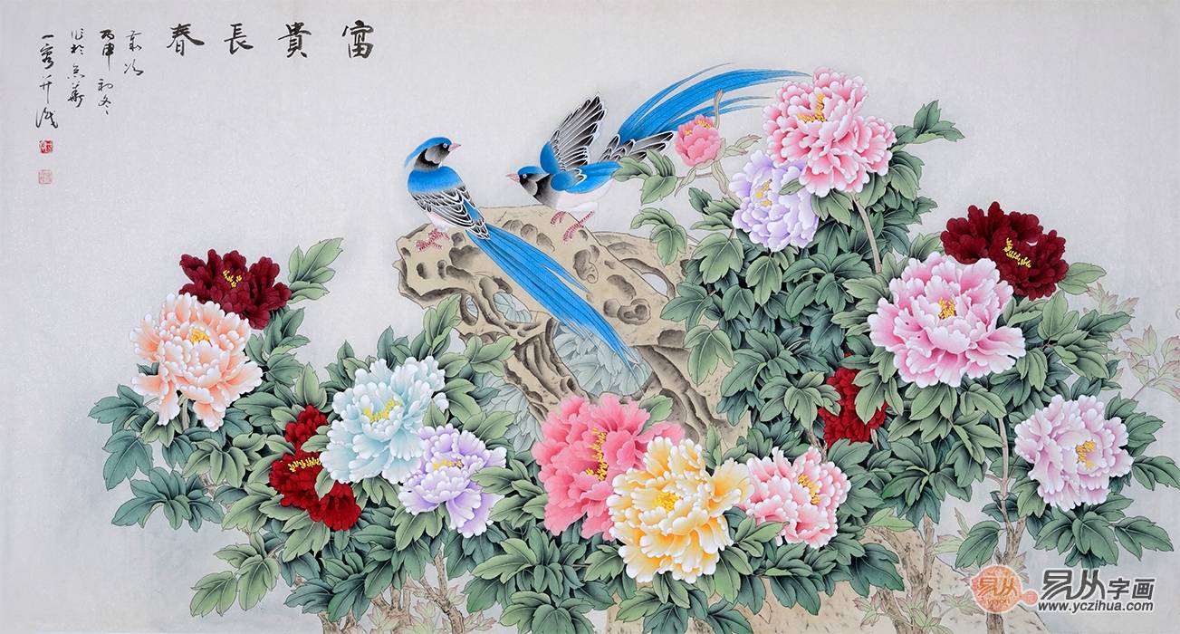 客厅墙壁画  这些装饰画极有韵味