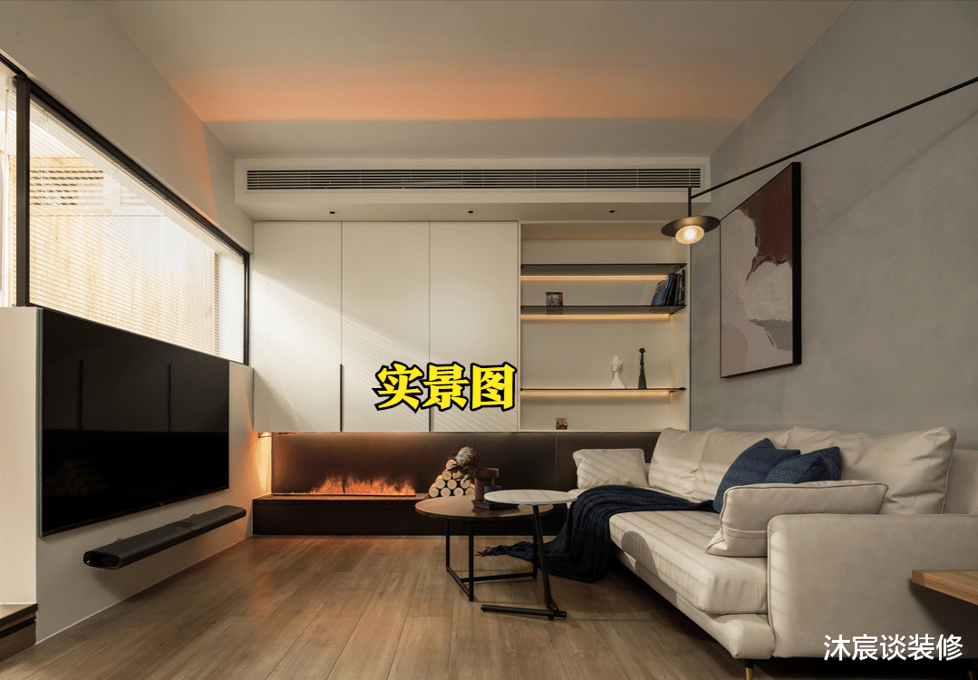 高度还原效果图,深圳白领的新家,室内简约大方,乐得直拍手称赞