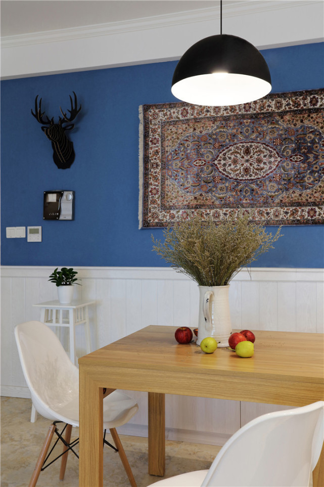 105平蓝白地中海二居室,让人放松身心,沉浸其中