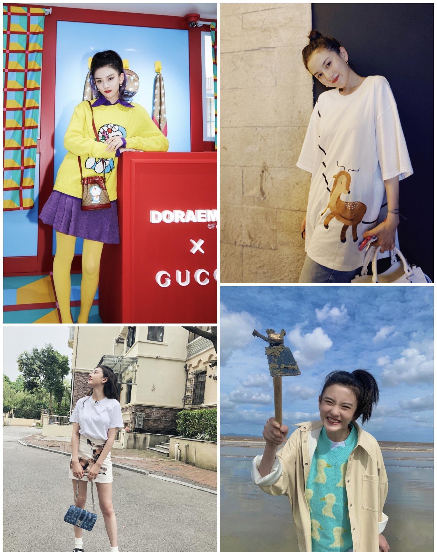 宋祖儿|宋祖儿穿乳胶衣裤腿塞不满，卡戴珊穿同款，要俩人帮忙才能塞进去