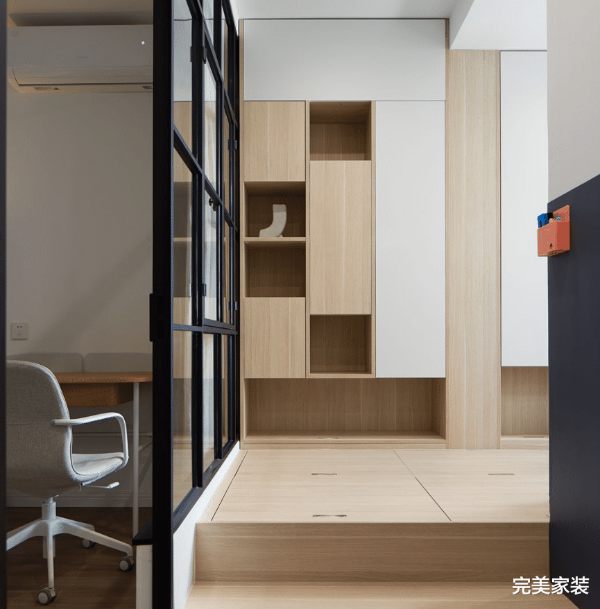 巧妙把两居变三居，还有孩子的私密玩耍区，彼此都能相互照应