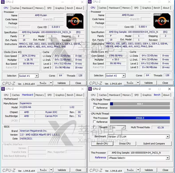 CPU|256线程+800MB缓存！AMD Zen3新处理器超越跑分软件极限